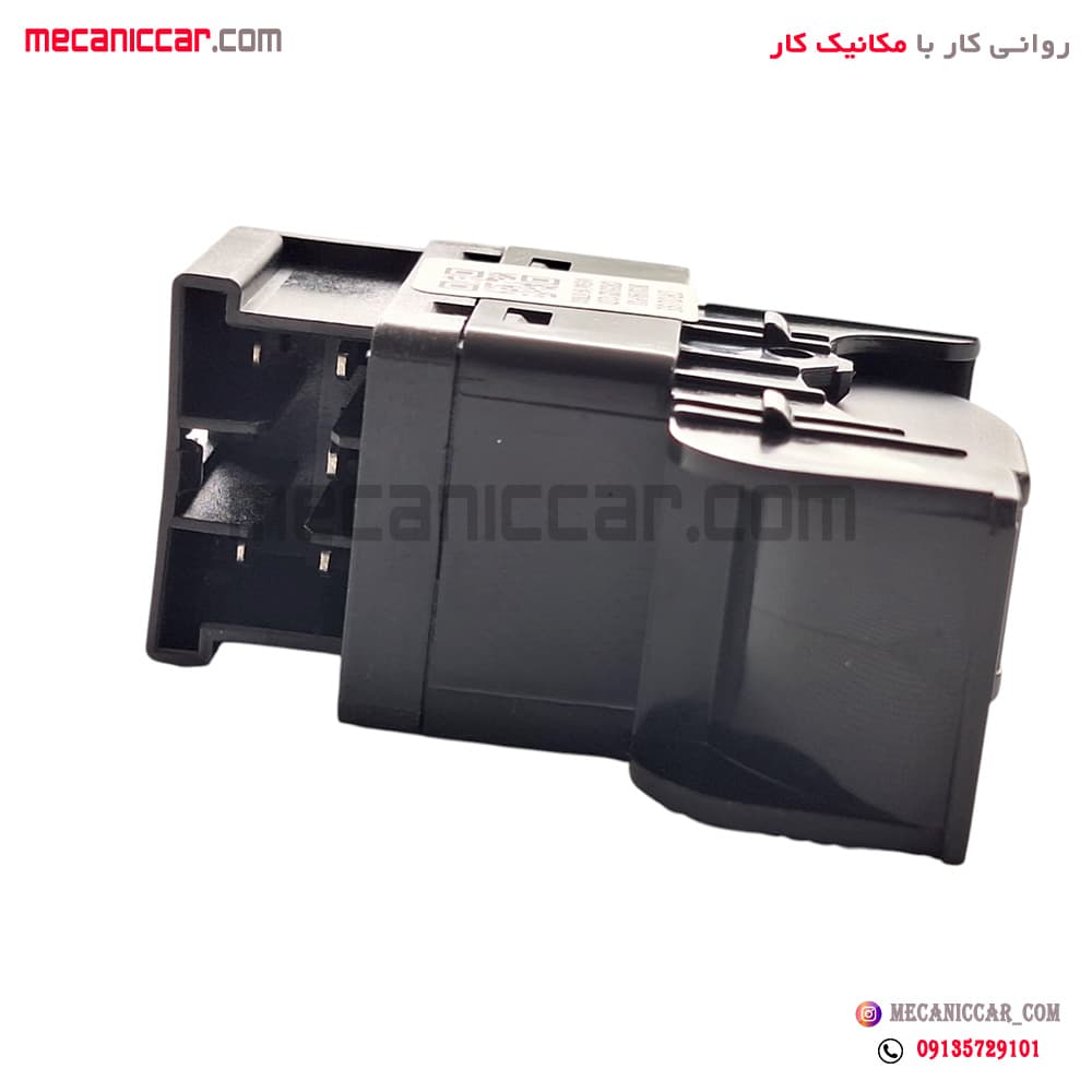 کلید شیشه بالابر راست تک پل جلو راست طرح جدید نور سفید پژو پارس کروز — تصویر ۵