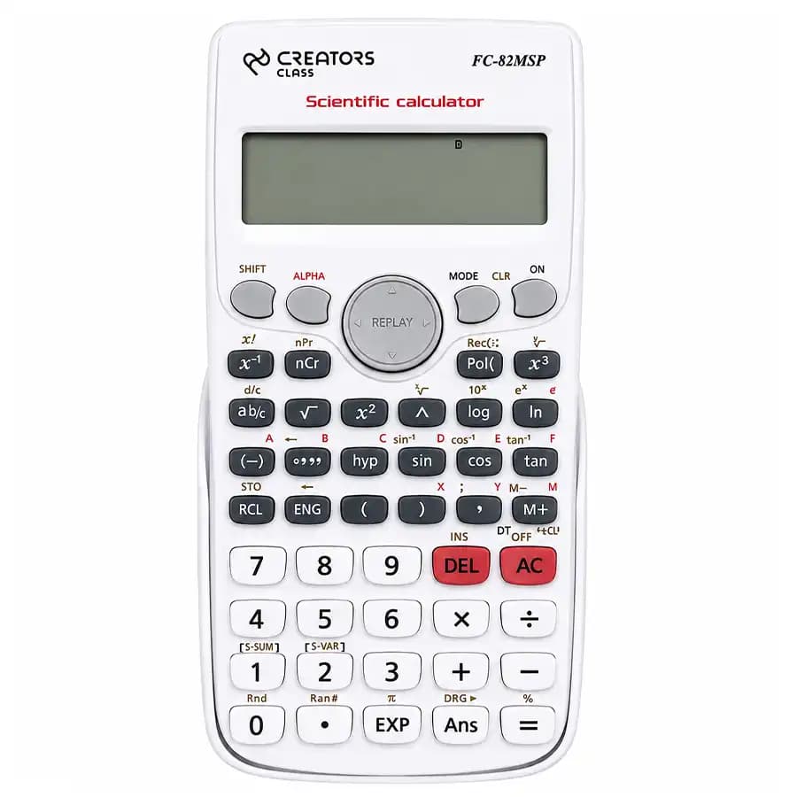 ماشین حساب مهندسی سی کلاس مدل FC-82MSP رنگ سفید
