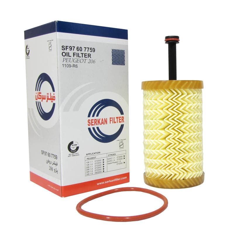 فیلتر روغن پژو 206 بلند سرکان