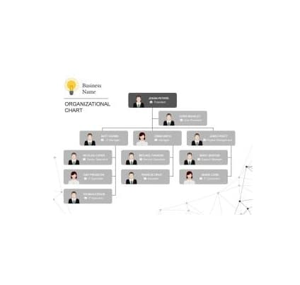 دانلود نمودار Business Organizational Chart A — تصویر ۲