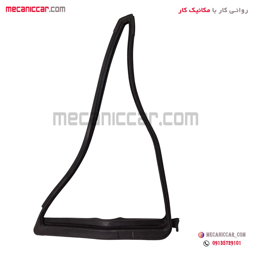 نوار دور شیشه لچکی درب عقب راست پراید