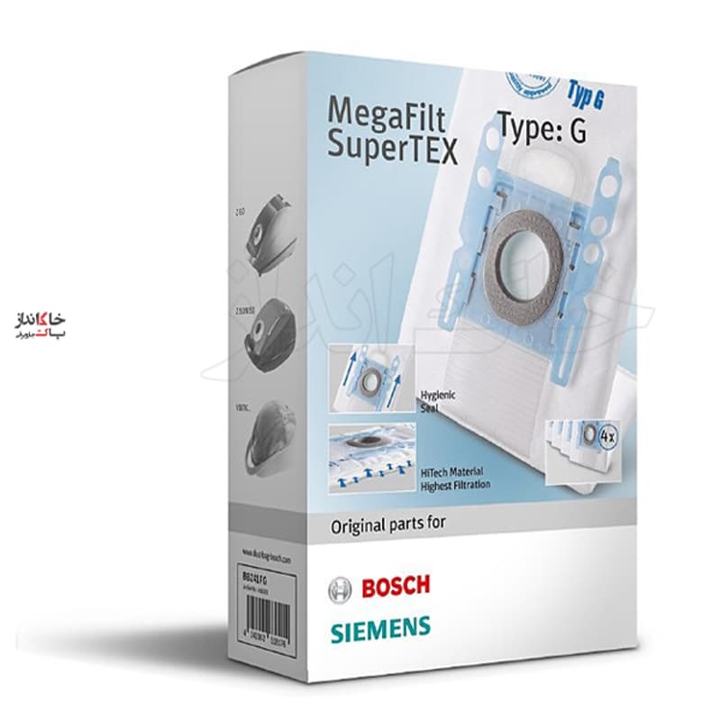 کیسه جاروبرقی بوش و زیمنس Vacuum Cleaner Dust Bag type GXXL