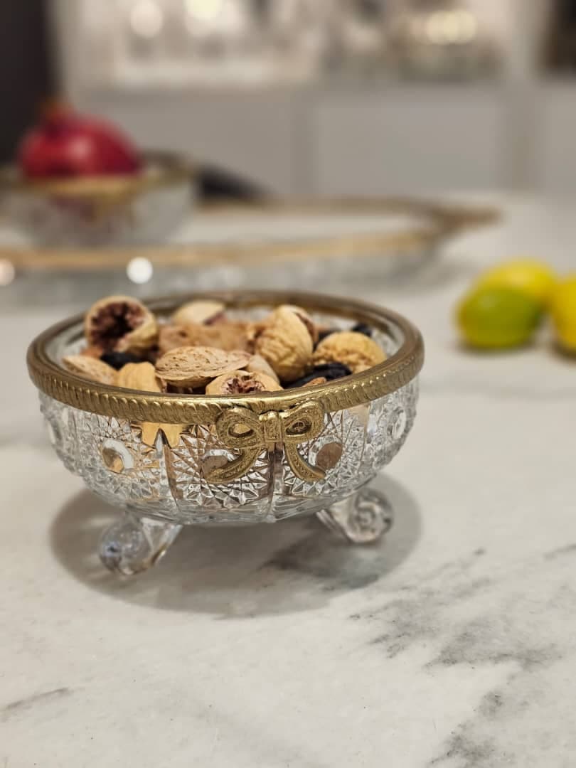 پیاله پاپیون بلور برنج مپکو 161866