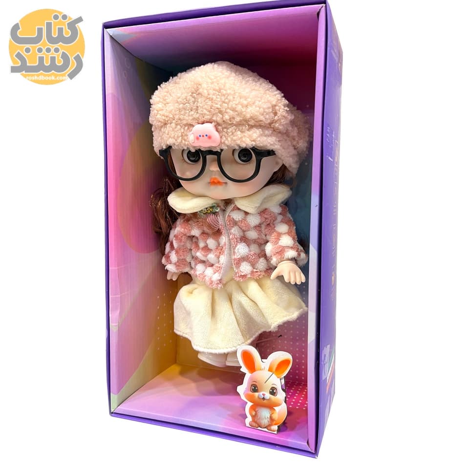 عروسک فانتزی عینکی مدل CUTE GIRL — تصویر ۳