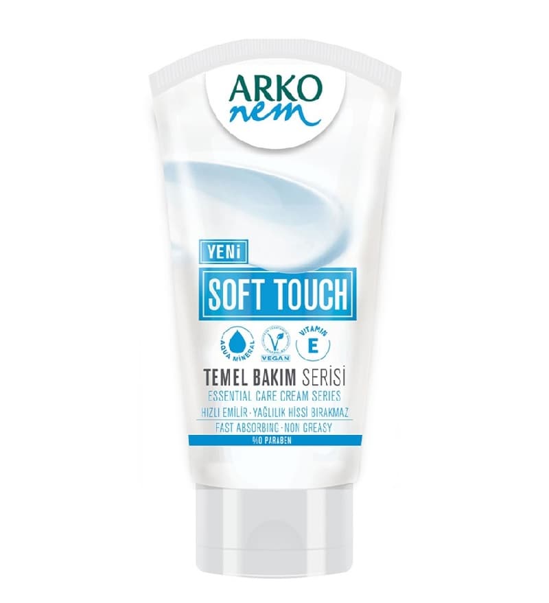 کرم مرطوب کننده آرکو soft touch حجم 60 میل