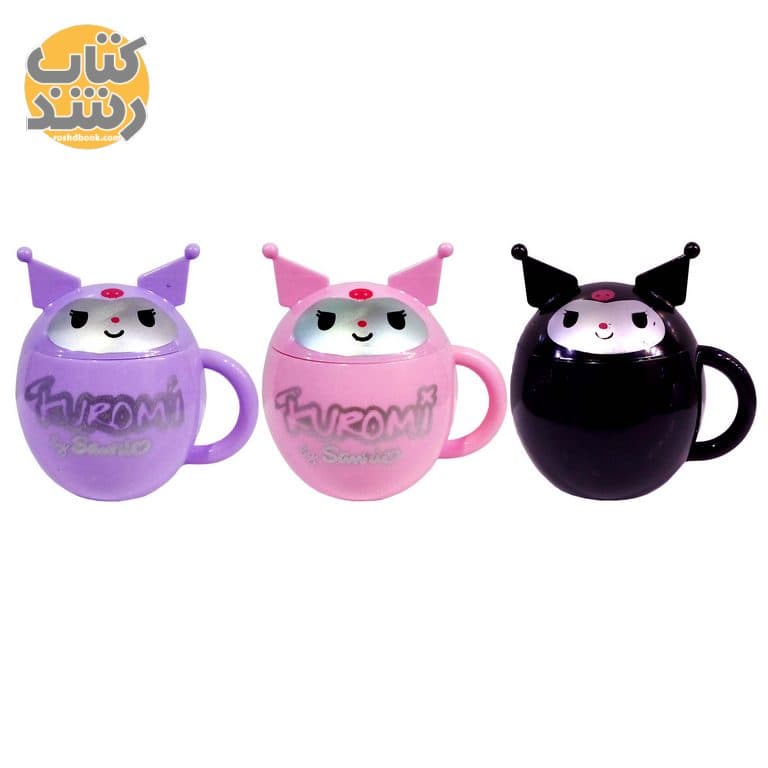 لیوان درب دار طرح کرومی متنوع