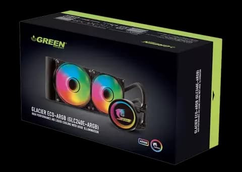 خنک کننده مایع پردازنده گرین GLACIER 240 ECO ARGB — تصویر ۷