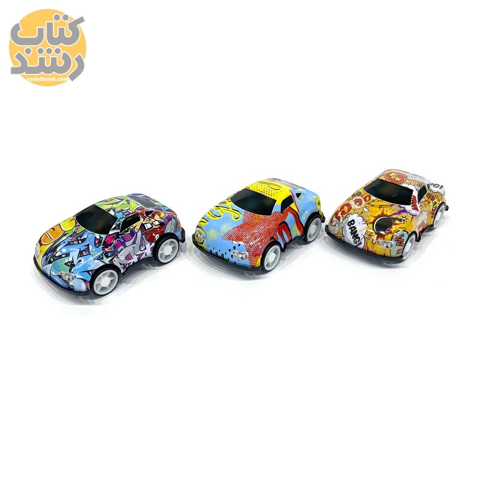 ماشین عقب کش رنگی کوچک (مجموعه 9 عددی) — تصویر ۷