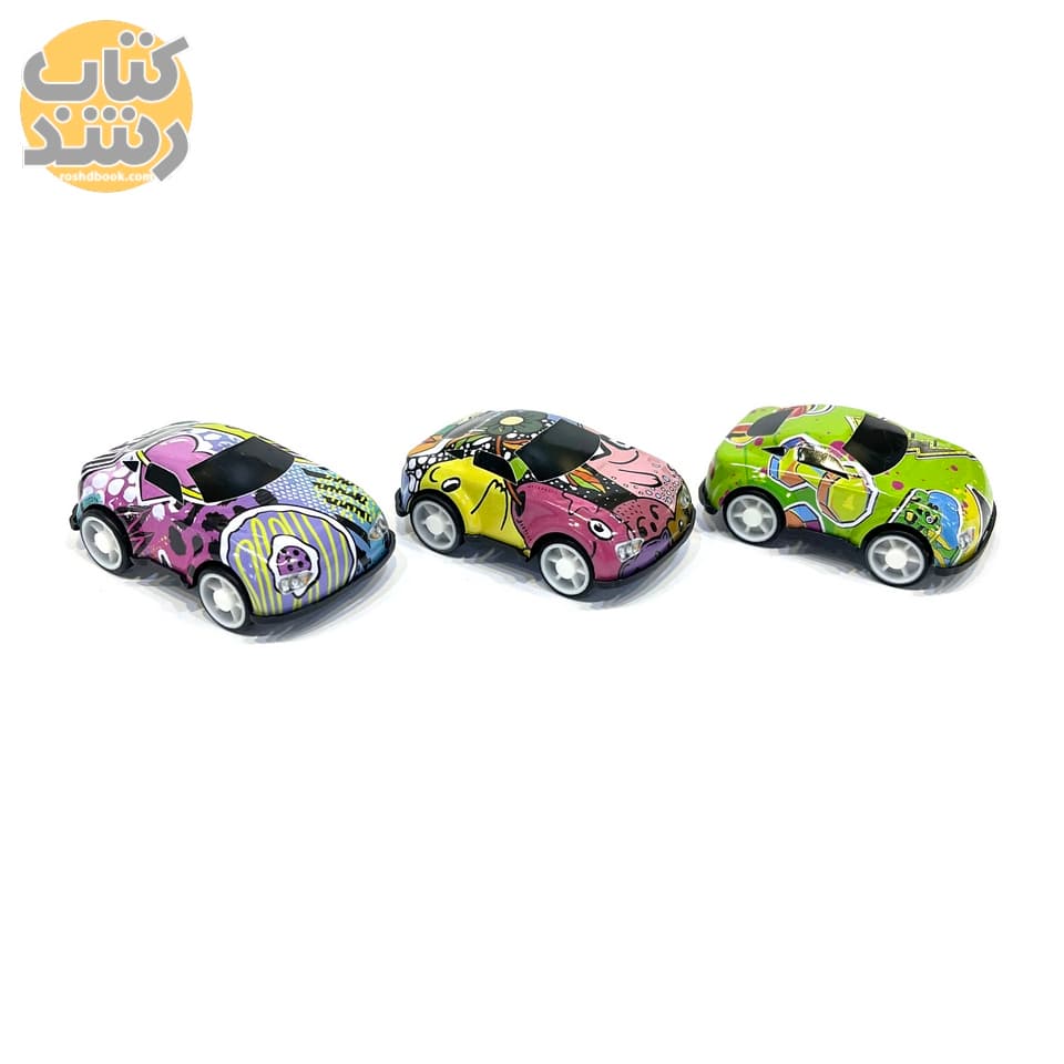 ماشین عقب کش رنگی کوچک (مجموعه 9 عددی) — تصویر ۵