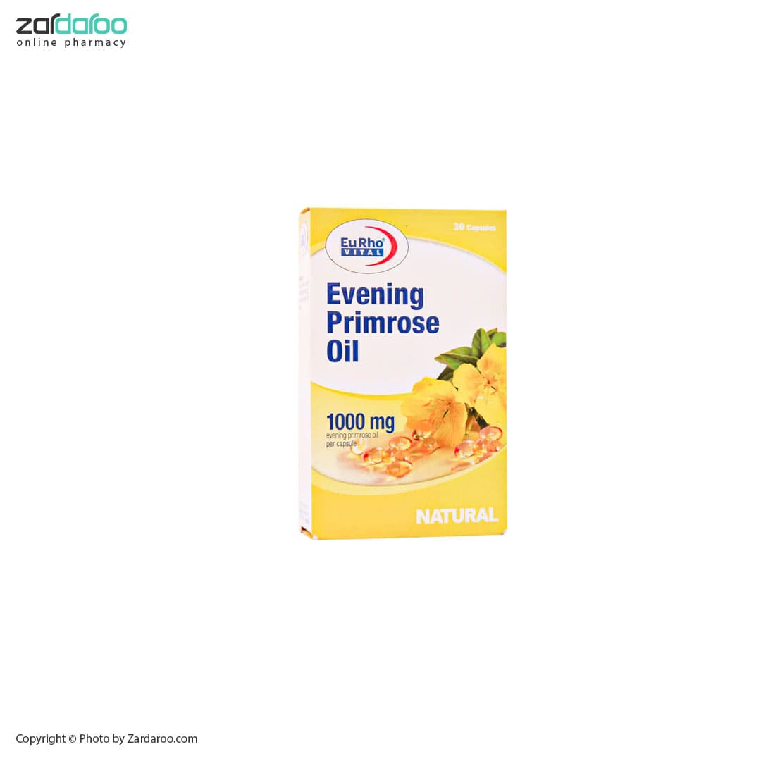 ایوینینگ پرایم رز اویل 1000 میلی گرم یوروویتال EuRho Vital