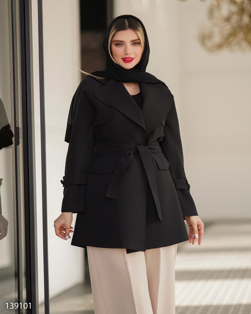 مانتو کتی مدل هیبا کرپ مازراتی