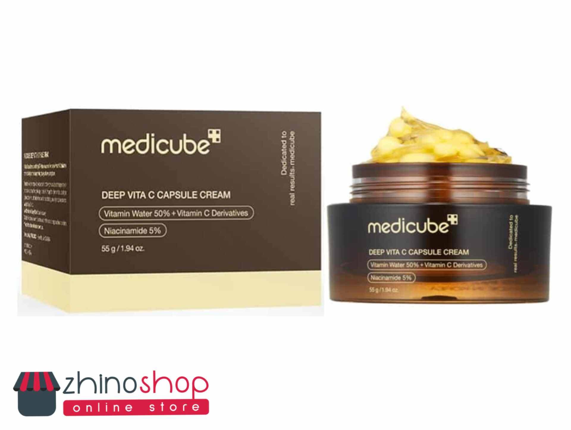 کرم ویتامین C کپسولی مدیکیوب MediCube – حجم 50ml
