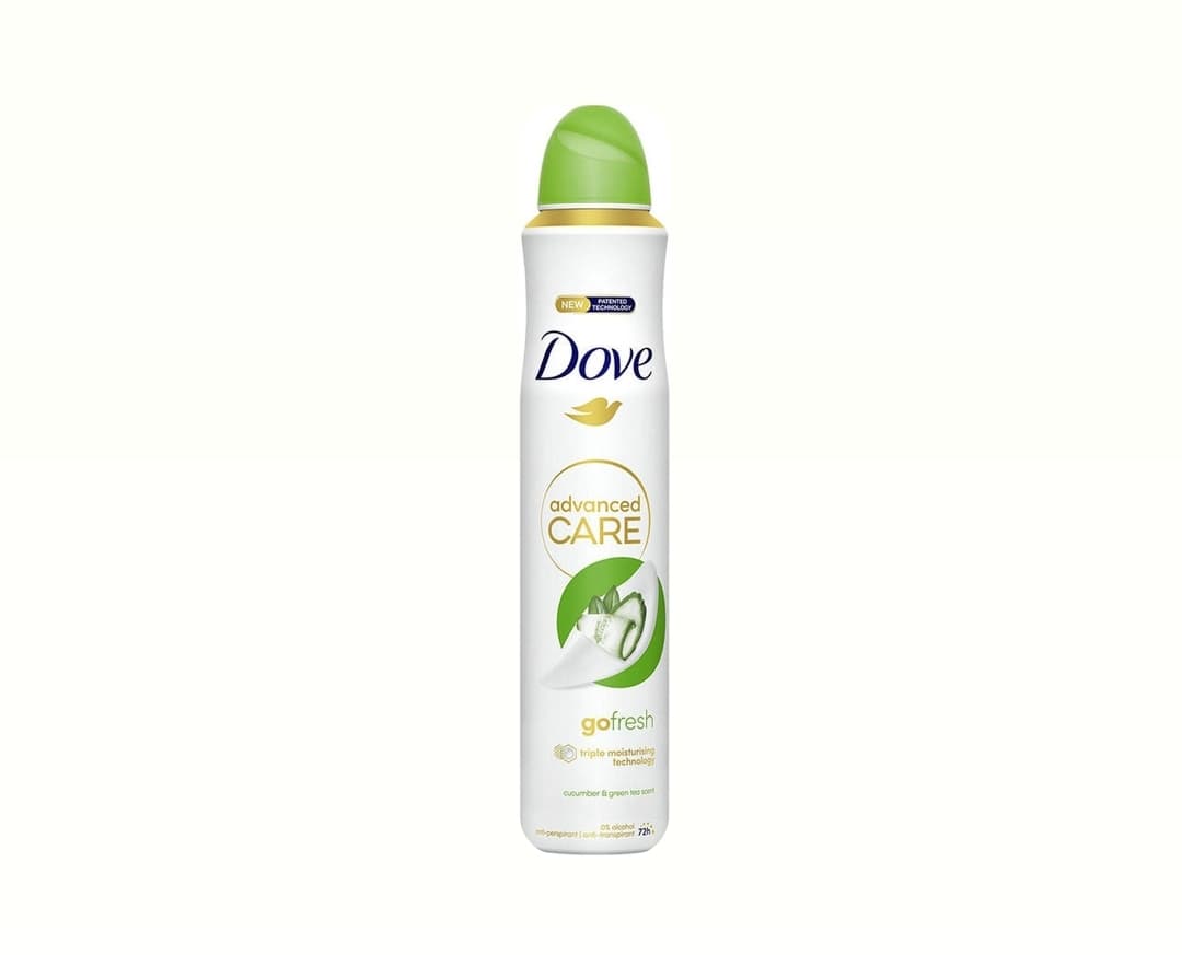 اسپری زنانه داو خیار Dove Go Fresh Cucumber Spray