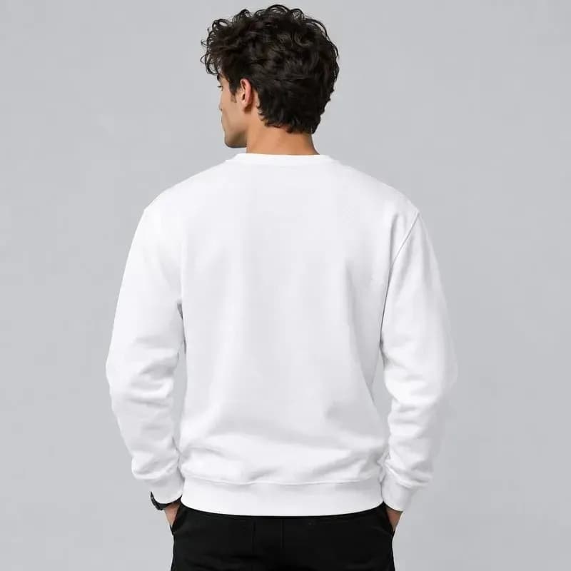 سویشرت مردانه دورس طرح حروف ساده کد und4534 — تصویر ۳