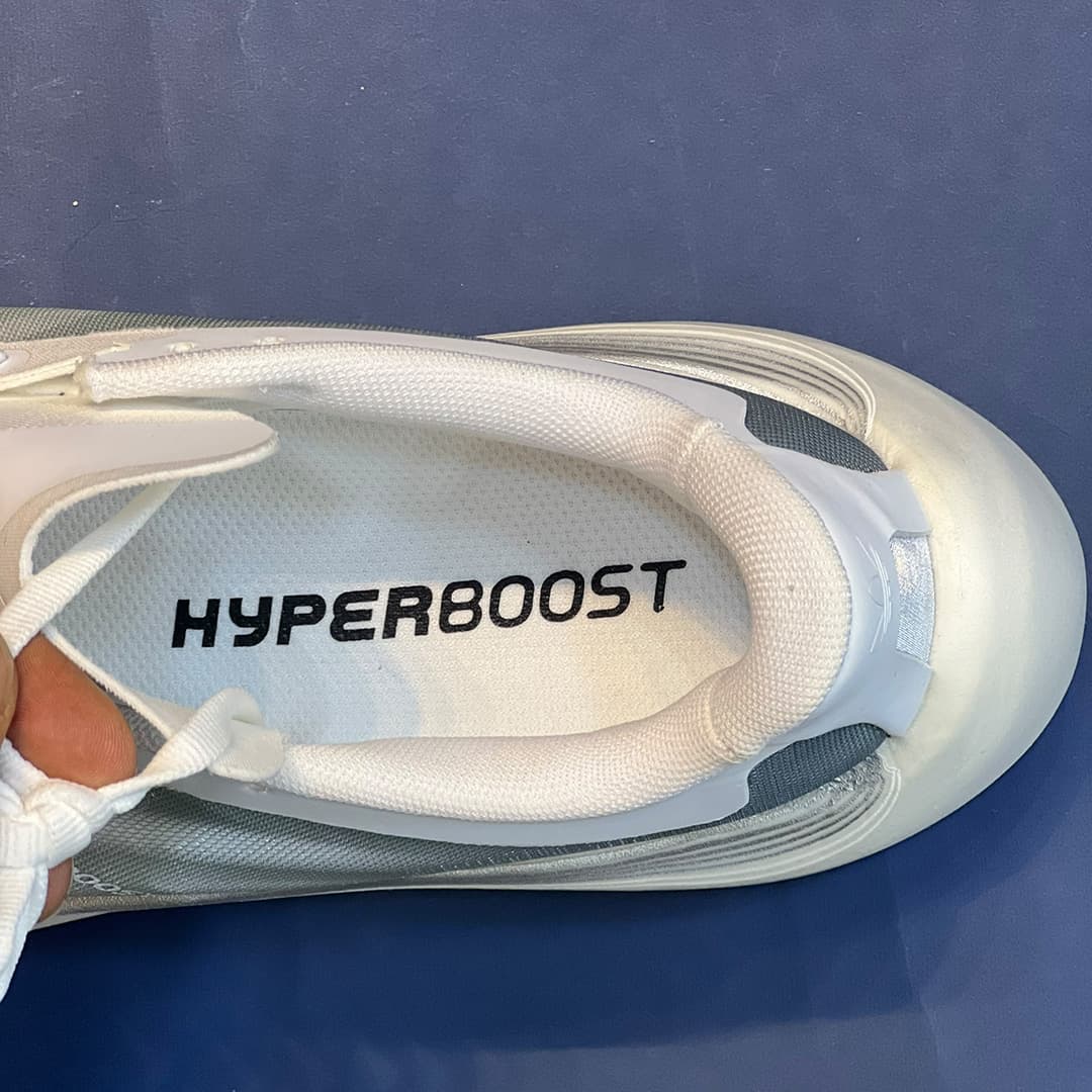 کفش کتونی آدیداس هایپر بوست یوفوریا ال تی سفید نقره‌ای متالیک adidas Hyper Boost Euphoria LT — تصویر ۶
