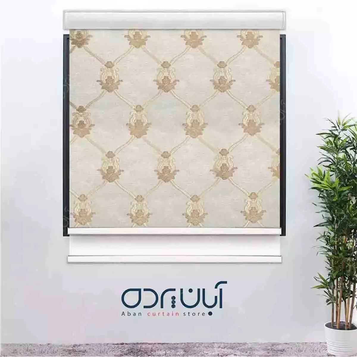 پرده شب و روز تذهیب نسکافه ای