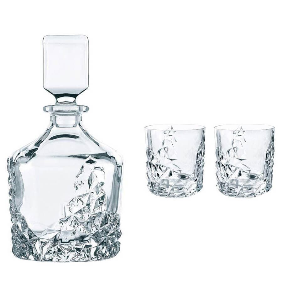 تنگ و لیوان 3 پارچه ناخمن مدل Nachtmann Sculpture Whisky