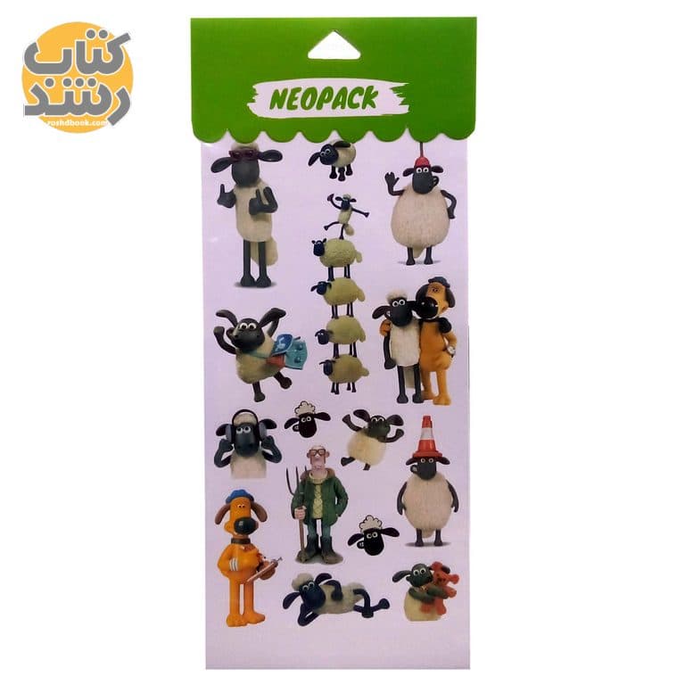 برچسب (استیکر) طرح بره ناقلا کد 2029