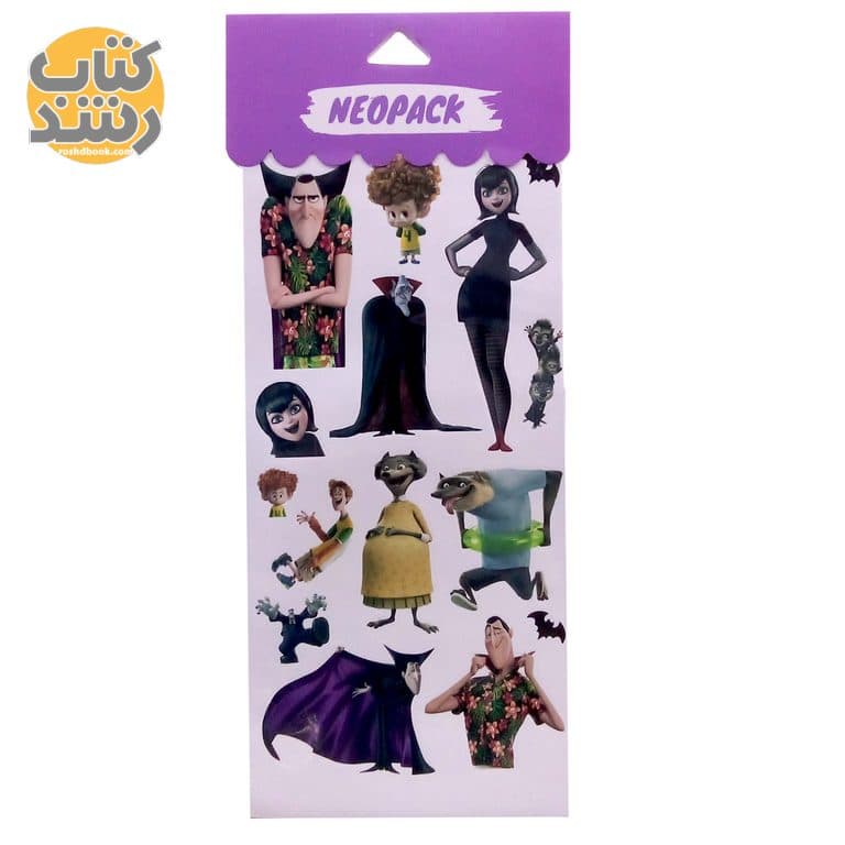 برچسب (استیکر) طرح هتل ترانسیلوانیا کد 2059
