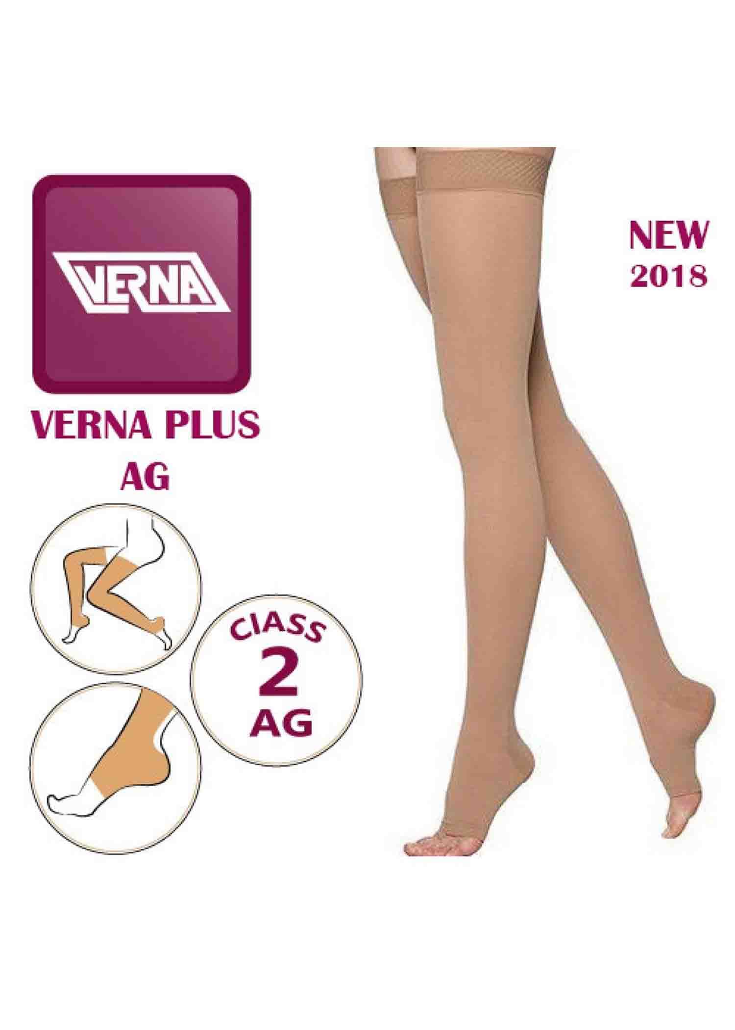 جوراب واریس ورنا کفه دار تا بالای ران verna varicose socks AG