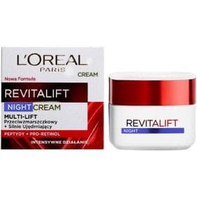 کرم ضد چروک و انرژی بخش شب لورآل Loreal مدل Revitalift Night Multi-lift حجم 50 میلی لیتر