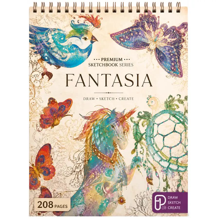 کتاب رنگ آمیزی پالت سری FANTASIA — تصویر ۲