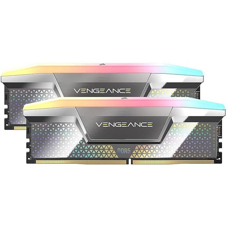 رم کورسیر DDR5 دو کاناله 8000 مگاهرتز CL38 Vengeance RGB CUDIMM ظرفیت 48 گیگابایت