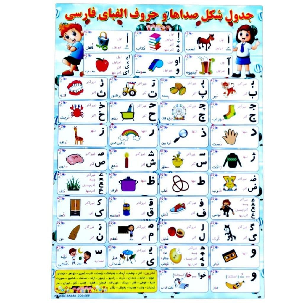 پوستر آموزشی 70*50 مقوایی (10 تایی)