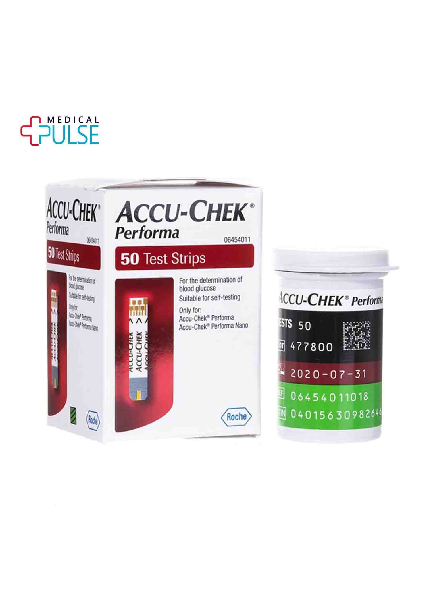نوار تست قند خون اکیوچک پرفورما Accu-Chek Performa