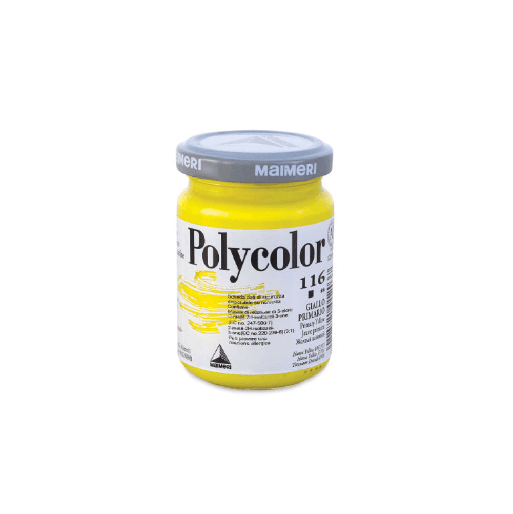 رنگ اکریلیک پلی کالر مایمری Primary Yellow
