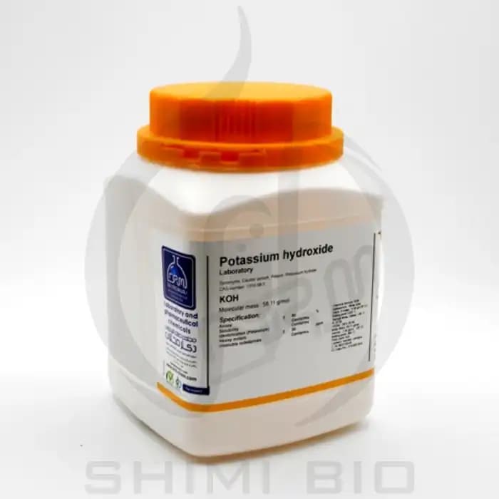 پتاسیم هیدروکسید Extra pure دکتر مجللی (پتاس)