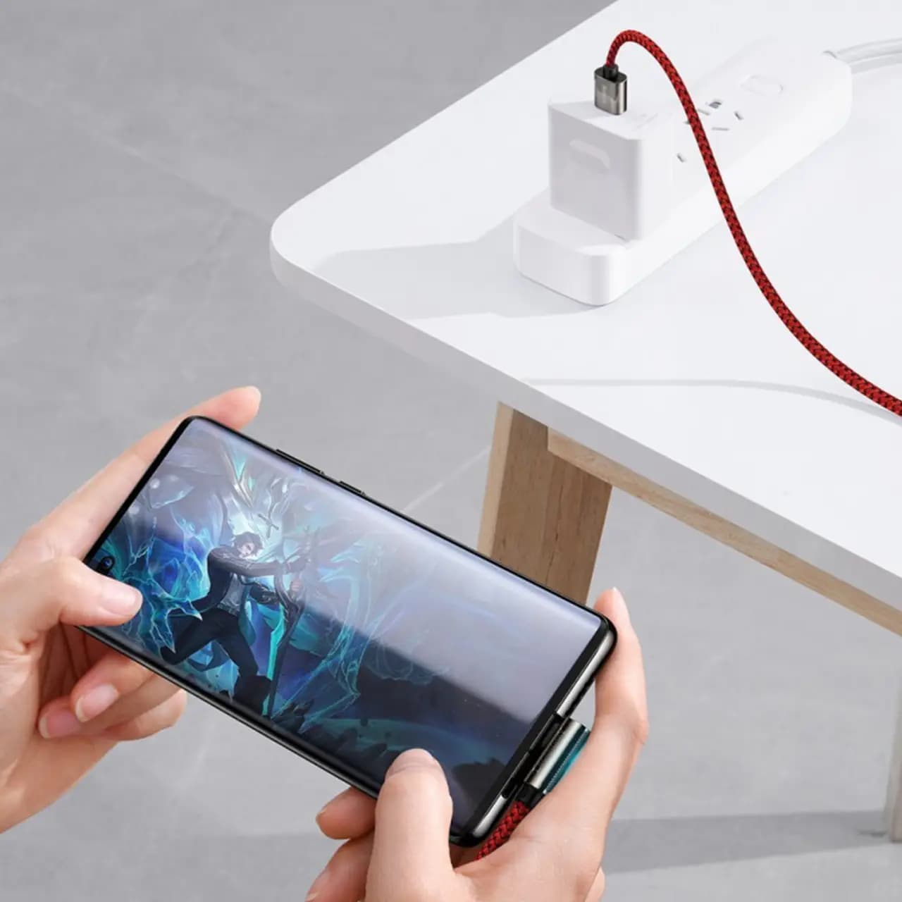 کابل تبدیل USB به تایپ سی بیسوس مدل CACS000509 طول 2 متر — تصویر ۵