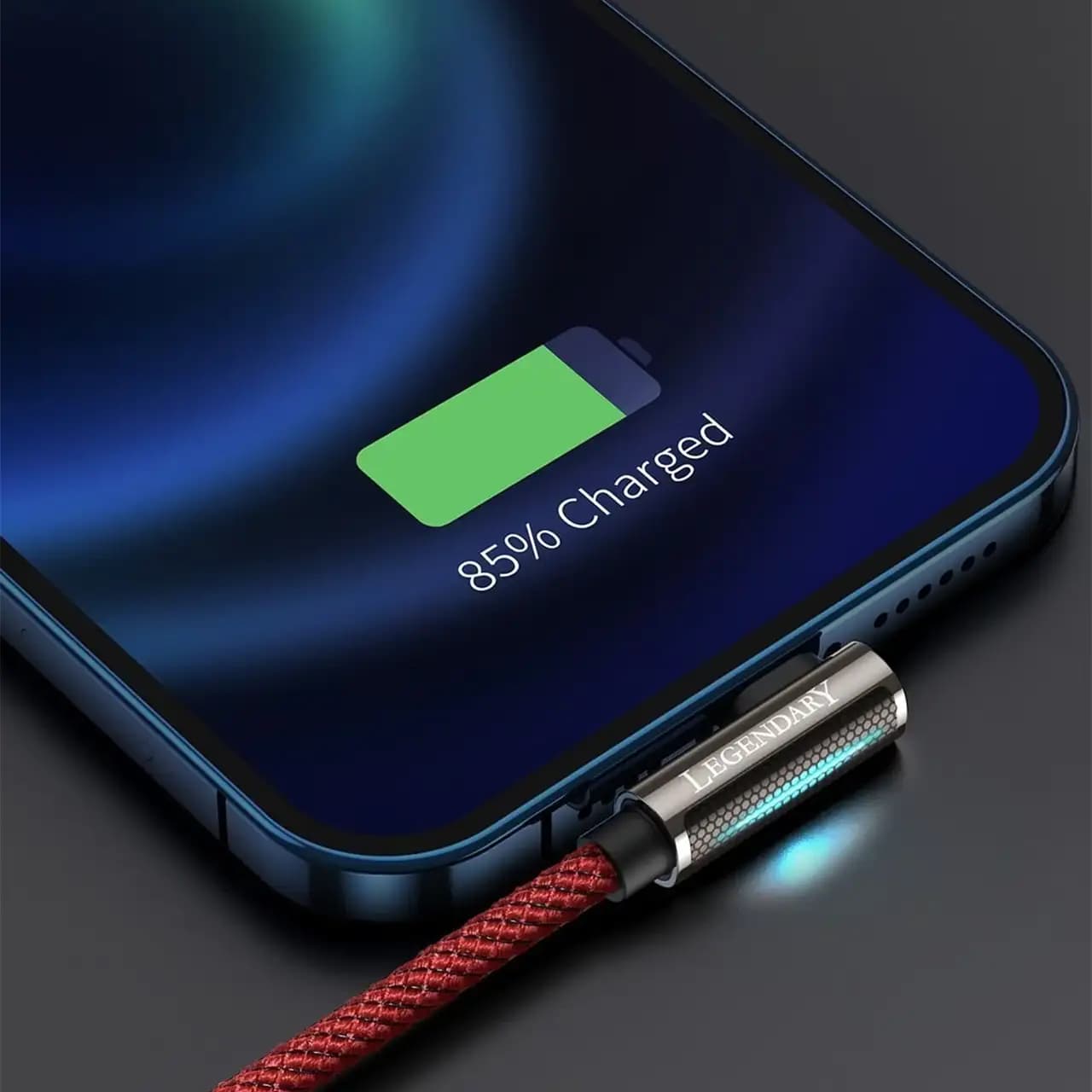 کابل تبدیل USB به لایتنینگ بیسوس مدل CACS000109 طول 2 متر توان 2.4 آمپر — تصویر ۴