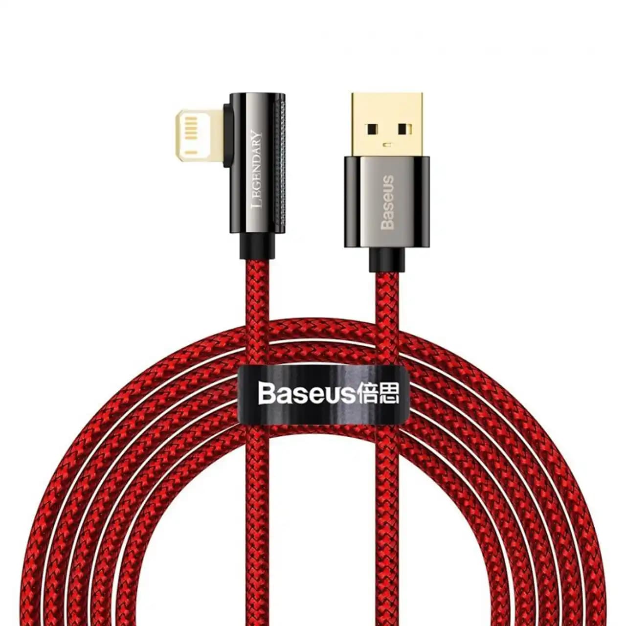 کابل تبدیل USB به لایتنینگ بیسوس مدل CACS000109 طول 2 متر توان 2.4 آمپر — تصویر ۲