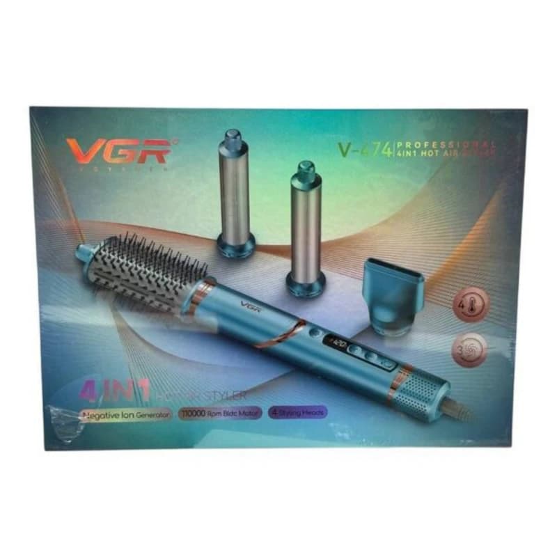 سشوار برس‌ دار حالت‌ دهنده وی جی آر مدل V – 474 — تصویر ۴