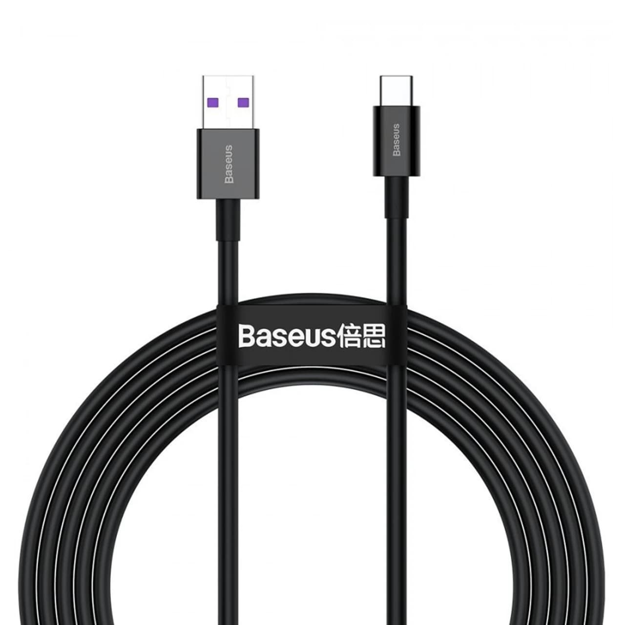 کابل تبدیل USB به تایپ سی بیسوس مدل CATYS طول 1 متر توان 6 آمپر — تصویر ۳