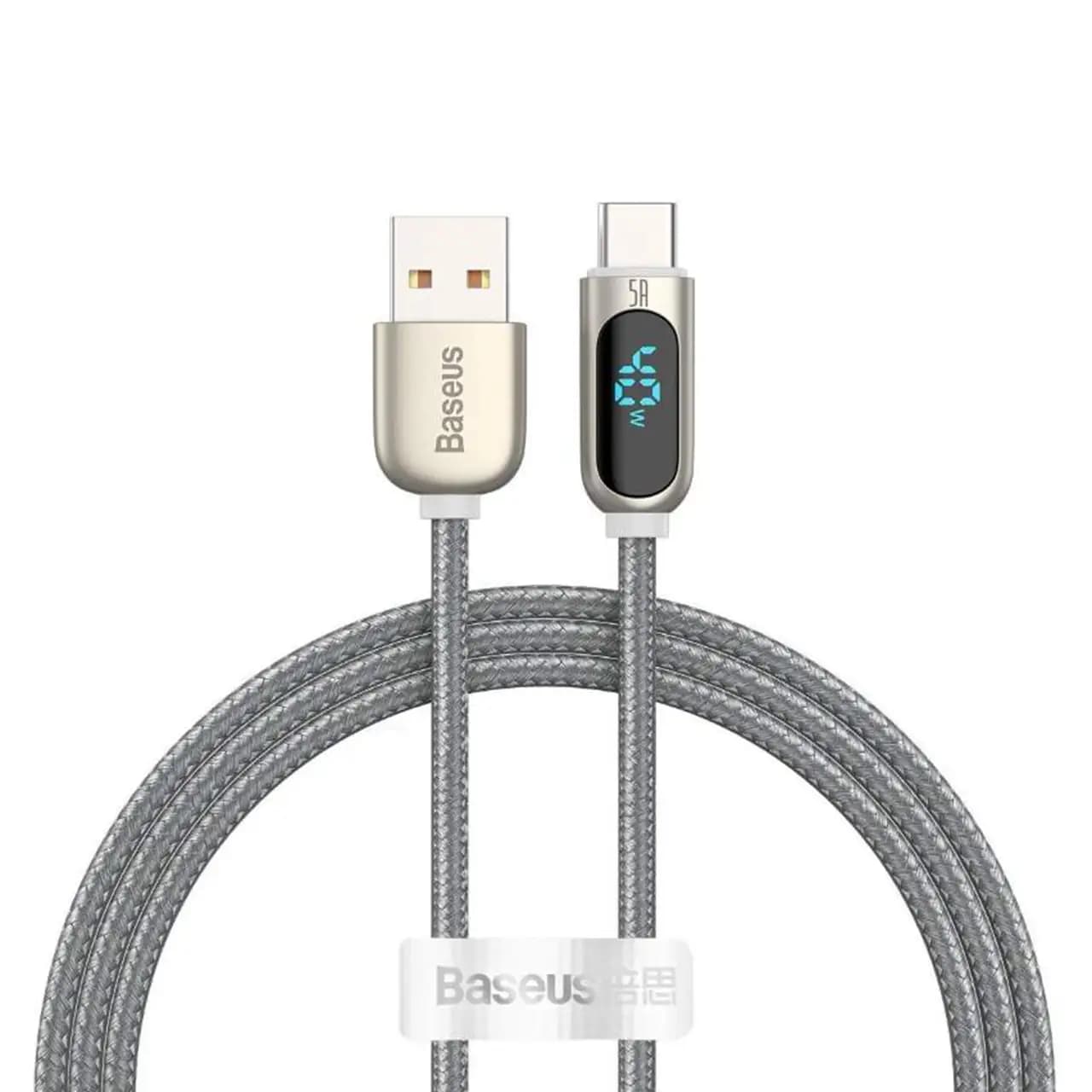 کابل تبدیل USB به تایپ سی بیسوس مدل CATSK طول 1 متر با توان 40 وات