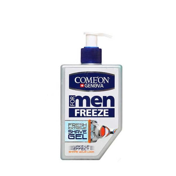 ژل اصلاح مردانه کامان مدل Freeze حجم 260 میل پمپی