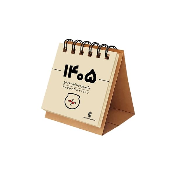 تقویم رومیزی 1405 مدل تاینی کرافت کد 1420 — تصویر ۲