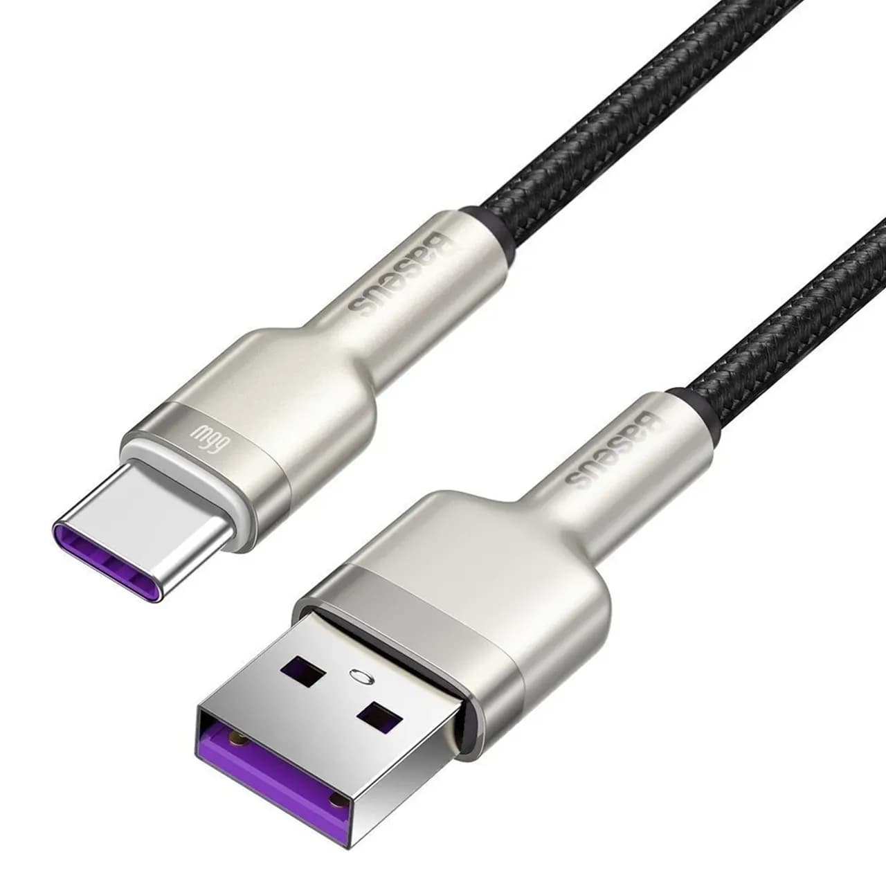 کابل تبدیل USB به تایپ سی بیسوس مدل CAKF000101 طول 1 متر توان 6 آمپر — تصویر ۵