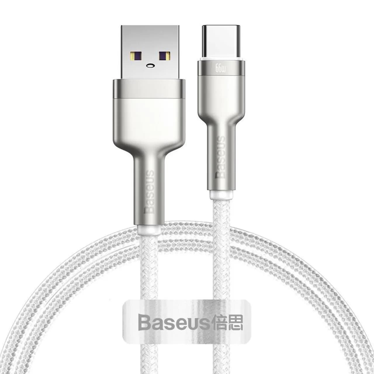 کابل تبدیل USB به تایپ سی بیسوس مدل CAKF000101 طول 1 متر توان 6 آمپر — تصویر ۳