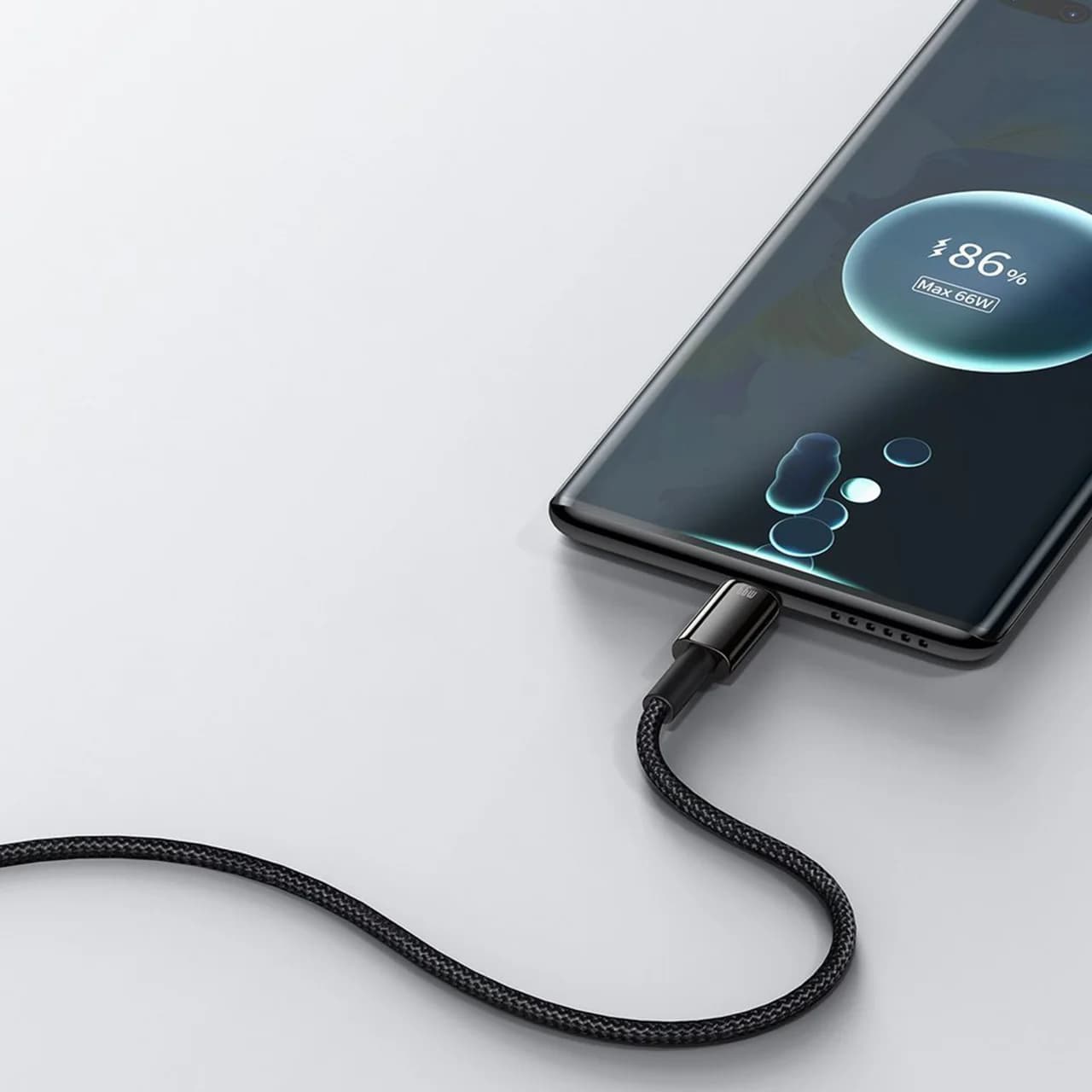 کابل تبدیل USB به تایپ سی بیسوس مدل CATWJ طول 2 متر توان 6 آمپر — تصویر ۶