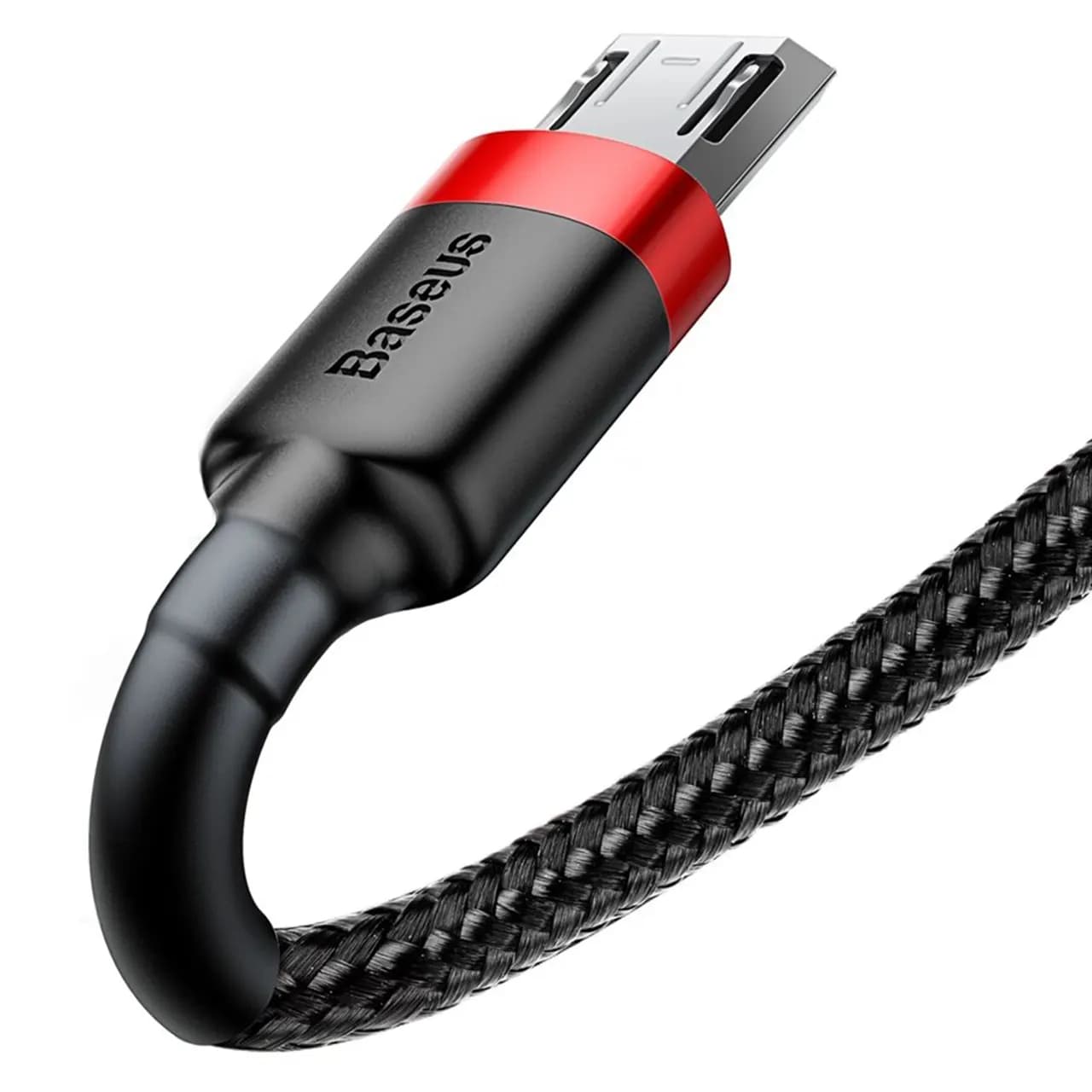 کابل تبدیل USB به میکرو USB بیسوس مدل CAMKLF طول 2 متر توان 1.5 آمپر — تصویر ۳