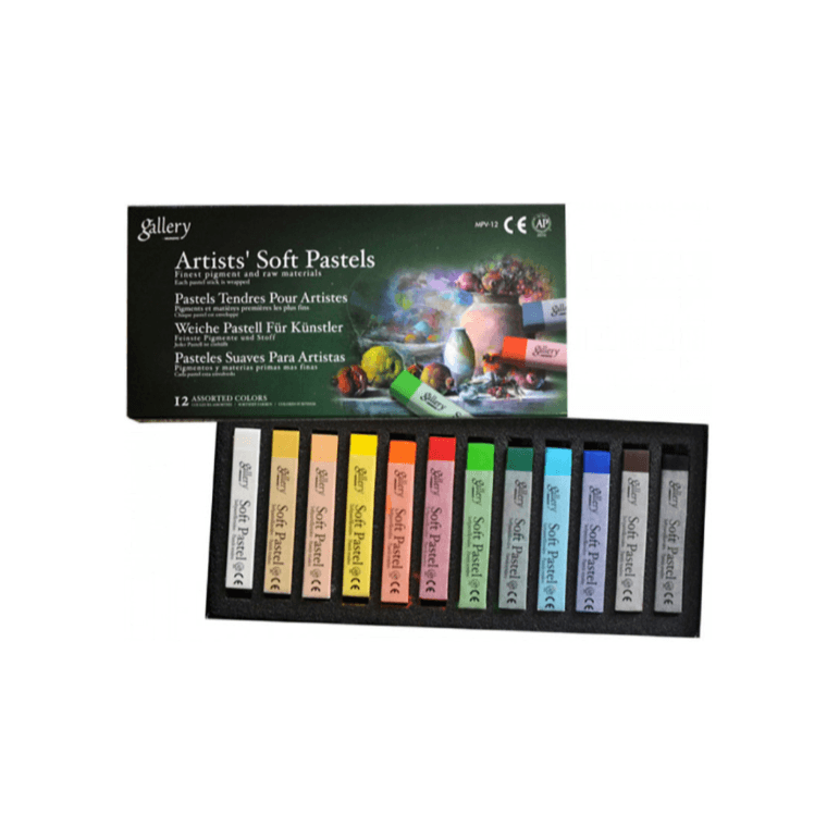 پاستل گچی 12 رنگ مونگیو مدل Artists’ Soft — تصویر ۳