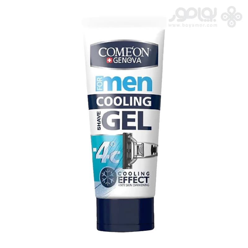 ژل اصلاح مردانه کامان مدل Cooling حجم 175 میل — تصویر ۲