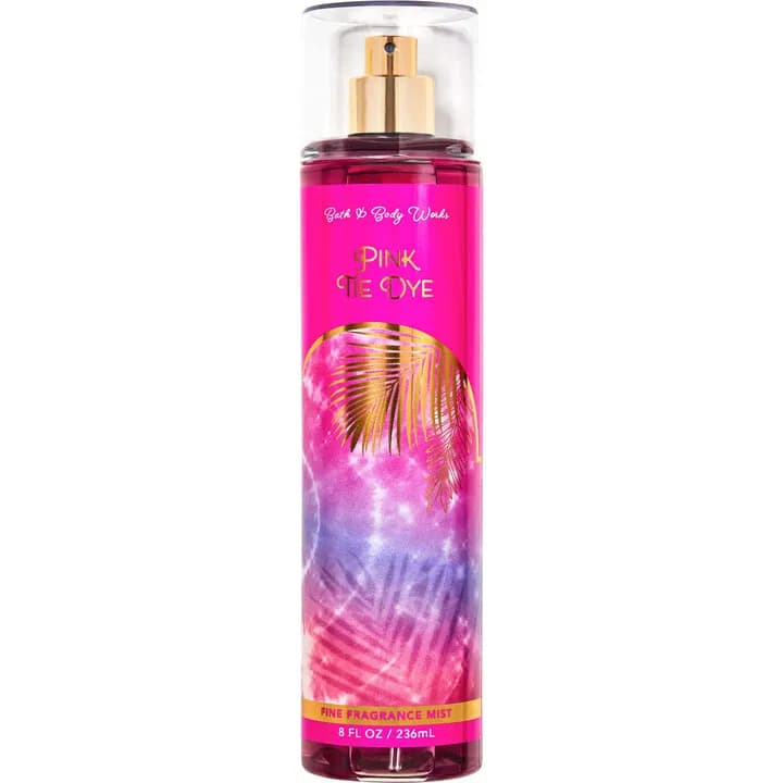 بادی میست و اسپری بدن معطر بث اند بادی ورکز مدل Pink Tie Dye از Bath & Body Works