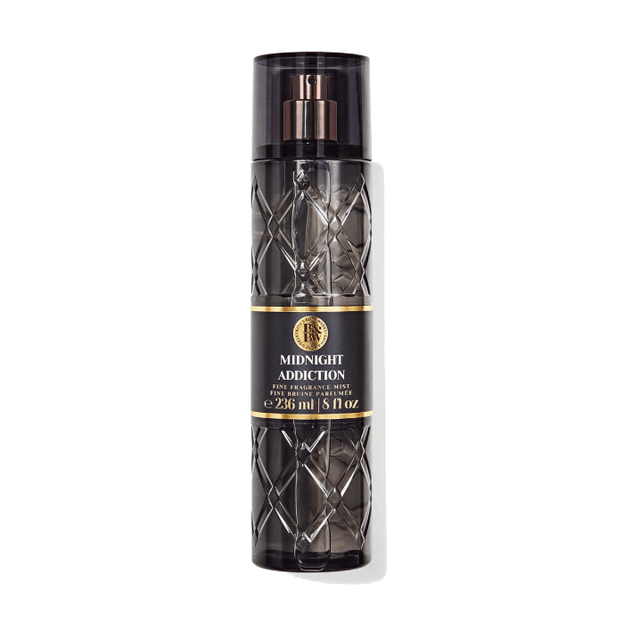 بادی میست و اسپری بدن معطر بث اند بادی مدل Midnight Addiction از Bath & Body Works
