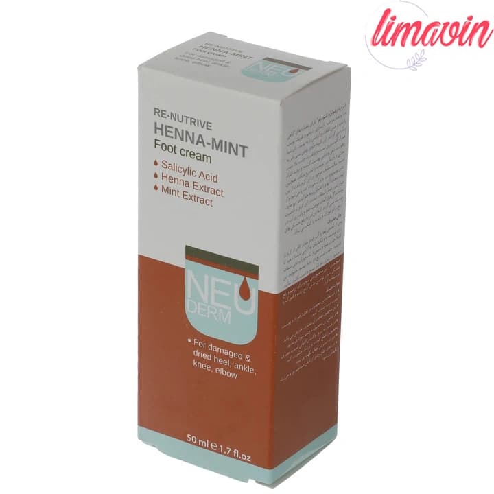 کرم ترک پا نئودرم مدل Henna-Mint حجم 50 میلی لیتر — تصویر ۷