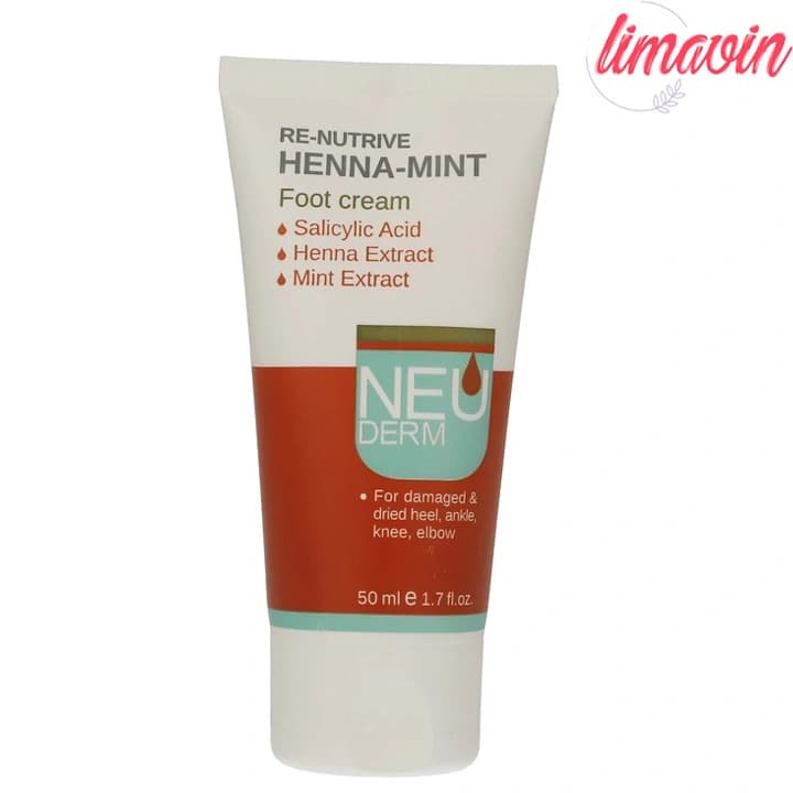 کرم ترک پا نئودرم مدل Henna-Mint حجم 50 میلی لیتر — تصویر ۳