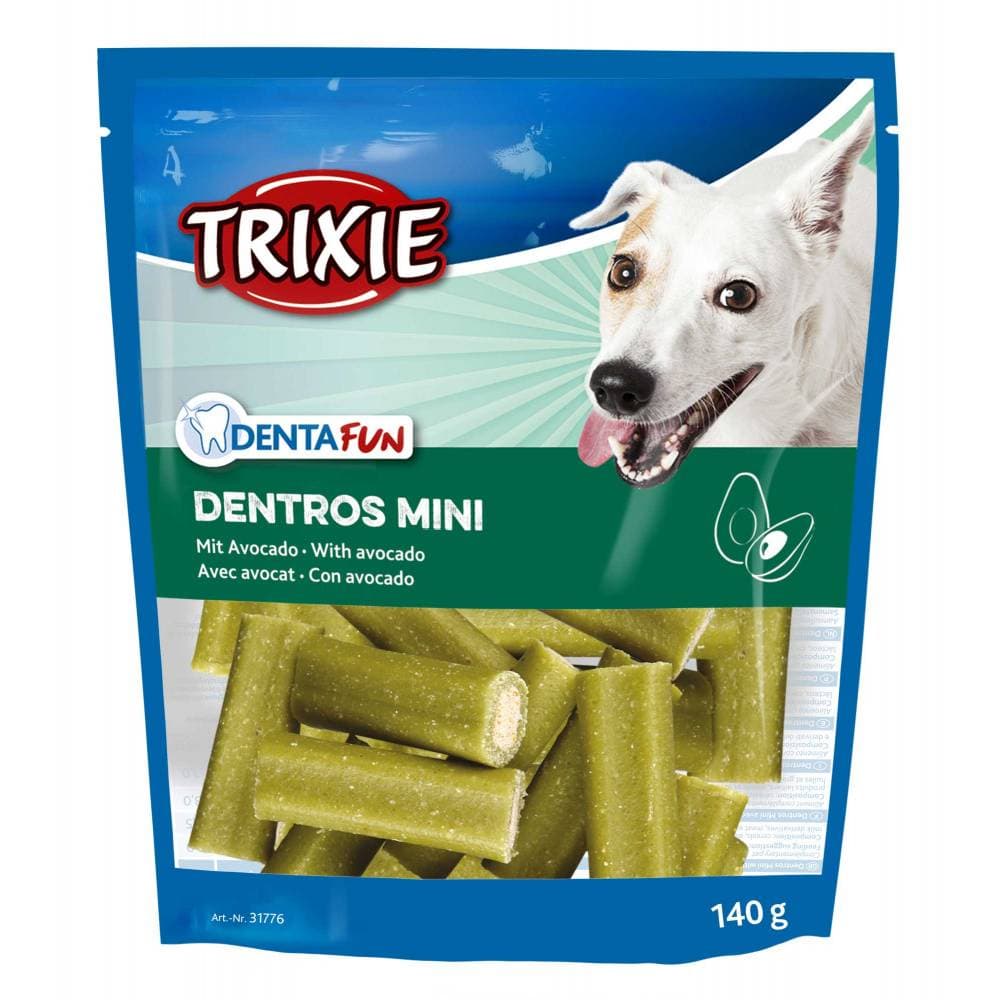 تشویقی سگ تریکسی مدل Mini Dentros طعم آووکادو وزن ۱۰۰ گرم